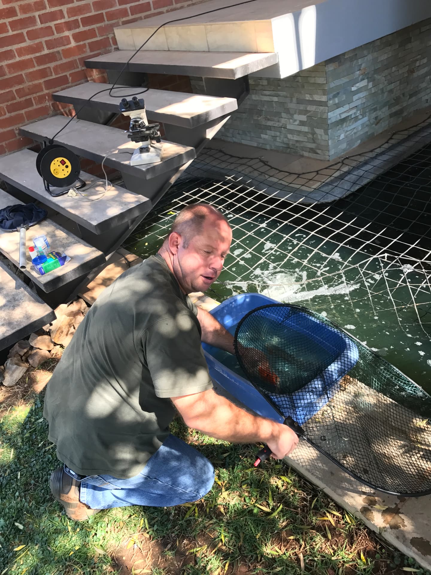 Health checks pond-side