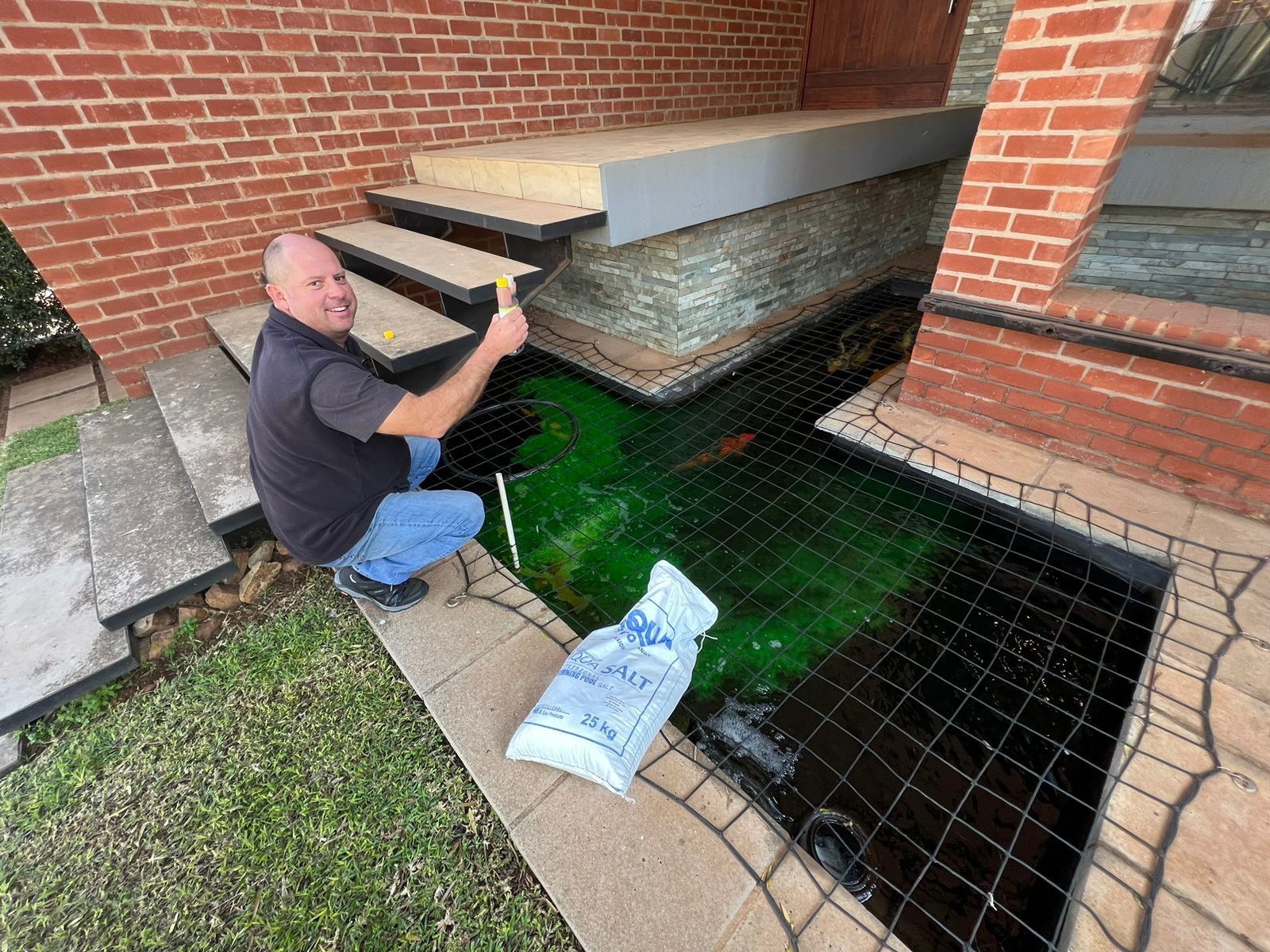 Green water treated on site